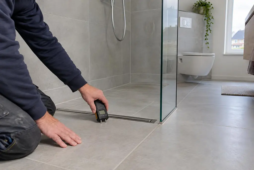 Lekdetectie Rijswijk – badkamer in een nieuwbouwwoning